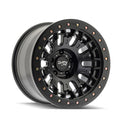 Dirty Life DT-3 17X9 6x139.7 -12 Offset - Satin Black w/ Simulated Beadlock