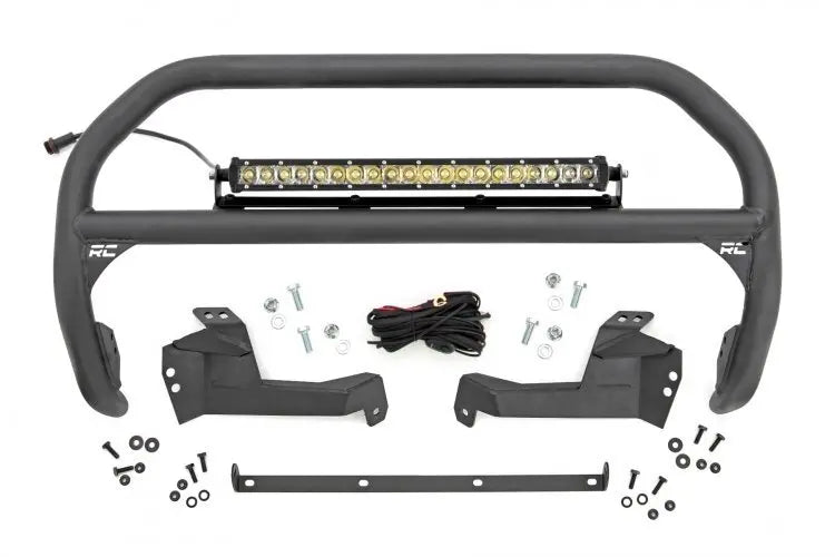 Nudge Bar 20 Inch Chrome Single Row LED Ford Bronco Sport (21-23)