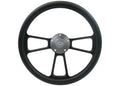 7491 CHEVY/GMC C10 BROTHERS TRUCKS CUSTOM STEERING WHEEL KIT BLACK W/ BOWTIE