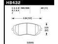 Hawk 03-05 WRX / 08 WRX D929 DTC-60 Race Front Brake Pads