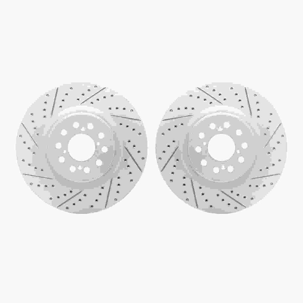 DFC 17-25 Acura Integra Front Drilled & Slotted Geoperformance Rotors
