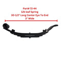 SPRING SLIPPER 30S6000 WITH RUBBER BUSHING IN EYE