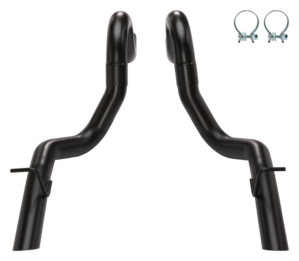 1986-93 Mustang 3 Tailpipe Kit BLACK