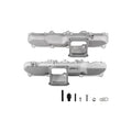 PPE Bridge Manifold 2pc Adapts 2004.5-2005 GM 6.6L Duramax LLY EGR Intake to LBZ Runners - Raw 115053400