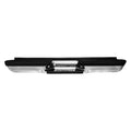 RR STEP BUMPER ASSY CHR FACTORY STYLE W/ BRKTS/PADS CHEVY/ C/K P/U STEPS IDE 8802