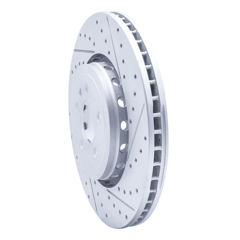 R1 14-23 Dodge Charger Front Right Drilled & Slotted Geoperformance Rotor