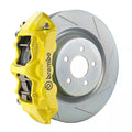 Brembo 99-07 Evo VI/VII/VIII/IXFront GT BBK 6 Piston Cast 350x34 2pc Rotor Slotted TY3L -  Yellow