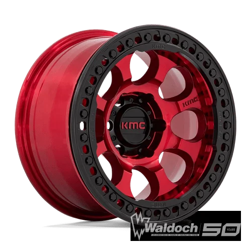 KM237 17X8.5 6X135 C-RED-BLK-RG 0MM