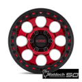 KM237 17X8.5 6X135 C-RED-BLK-RG 0MM