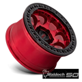KM237 17X8.5 6X135 C-RED-BLK-RG 0MM