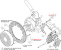 Wilwood auto part close-up