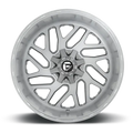 ~(45 lbs. 23X23X13)~ TRITON PLATINUM 20x10 8x165.10 BRUSHED GUN METAL TINTED CLEAR (13 mm)
