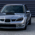 WRX HALOGEN PROJECTOR HEADLIGHTS CHROME HOUSING CLEAR LENS - LED BAR STYLE WITH SEQUENTIAL TURN SIGNAL - FOR FACTORY HALOGEN HEADLIGHT ONLY