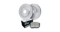 R1 E- Line Series Brake Rotor - D/S - Black w/ Ceramic Pads Hdw Fits Ford F-150