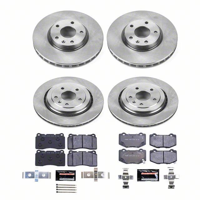 Power Stop 15-19 Chevrolet Corvette Front & Rear Track Day Brake Kit