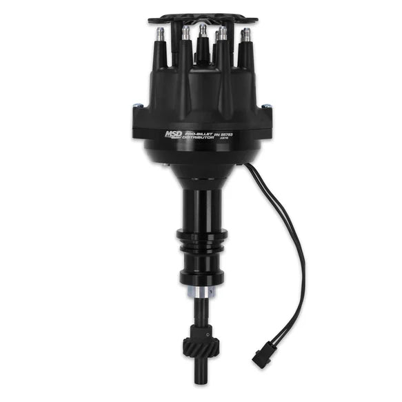 MSD Black Ford 289/302 Pro-Billet Distributor All The Performance Of Our Pro-Billet Line Must Be Used With MSD 6, 7, Or 8-Series Ignition MSD Ignition
