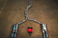 Audi B8, B8.5 S4, S5 3.0, 4.2L Catback T304 SS Anodized Gold 3.5" Tips
