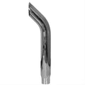 STACK PIPE CHROME BULL HORN 6IN REDUCE TO 5IN (OD) 48IN LGTH