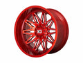 GUNNER 22x10 6x135.00/6x139.70 CANDY RED MILLED (18 mm)