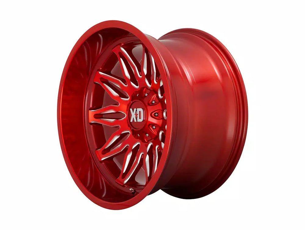 GUNNER 22x10 6x135.00/6x139.70 CANDY RED MILLED (18 mm)
