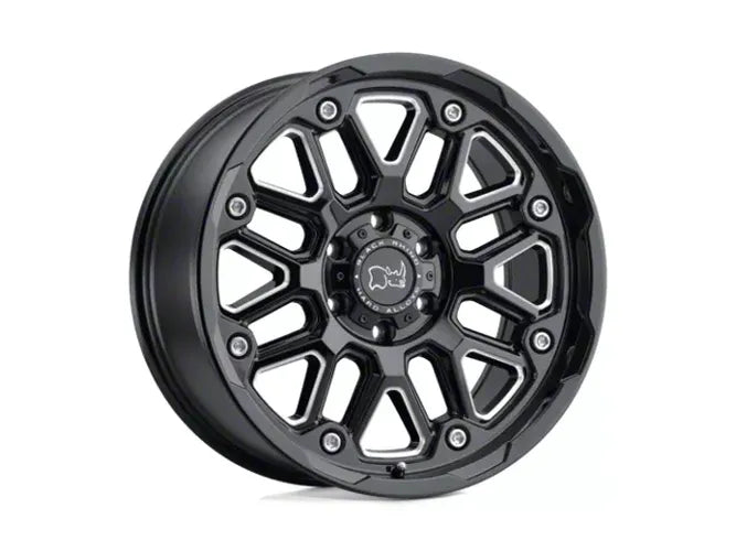 BRHSR 18X9.5 8X6.5 G-BLK-MILL -18MM