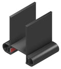 FLIP N SEAL 2IN WALL CAP 3IN WIPE DOUBLE BULB SLIDE OUT SEAL 20FT OAL