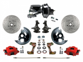 LEED Brakes Power Front Kit with Drilled Rotors and Zinc Plated Calipers