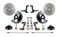 LEED Brakes Power Front Kit with Drilled Rotors and Zinc Plated Calipers