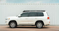 The Blanca (2008-2021 Toyota LC200) Roof Rack Full Height (No Light Bar) Black Textured Powder Coat