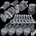 Eagle Chevy 350 3.750in Crank 5.700in I-Beam Rods -5cc Flat Top 4.060in Pistons Rotating Assembly