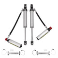 24C LAND CRUISER DIRECT FIT 2.5IN ADJ RESERVOIR RACE REMOTE SHOCKS REAR SILVE
