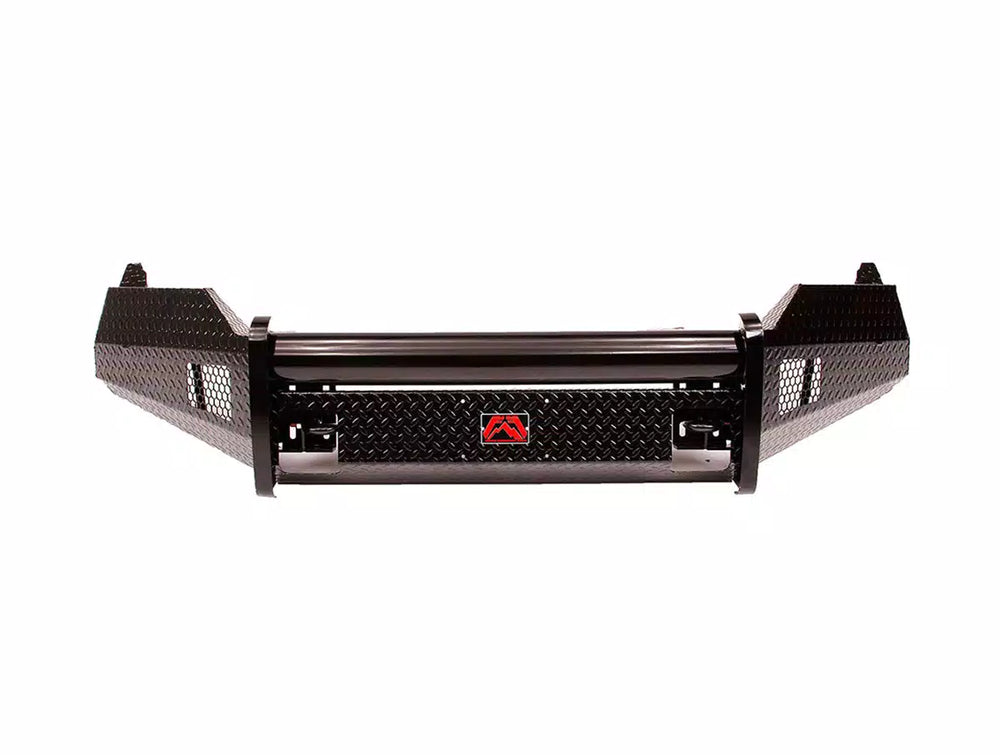 24C SILVERADO 2500/3500 HD BLACK STEEL FRONT BUMPER W/ NO GUARD
