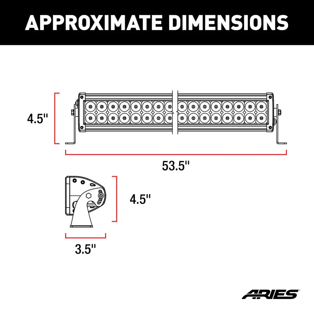 LED 50" DOUBLE ROW LIGHT BAR
