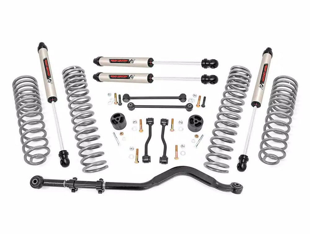 1x 760808 1x 760834 1x 649BOX1 1x 9420 1x 9421 3.5 Inch Lift Kit Springs V2 Jeep Gladiator JT 4WD (20-21)