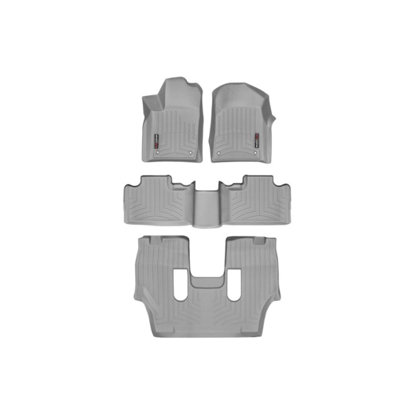 WeatherTech Grey Front Rear and Rear Floorliners Fits -20-15 Durango 468751-46324-4-5