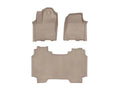 WeatherTech Tan Front Rear FloorLiner HP Fits -25-26 Dodge RAM 4518771IM-4514282IM