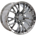 17 IN REPLICA WHEEL CV22 FITS CHEVROLET CORVETTE C7 Z06 RIM 17X9.5 CHROME WHEE