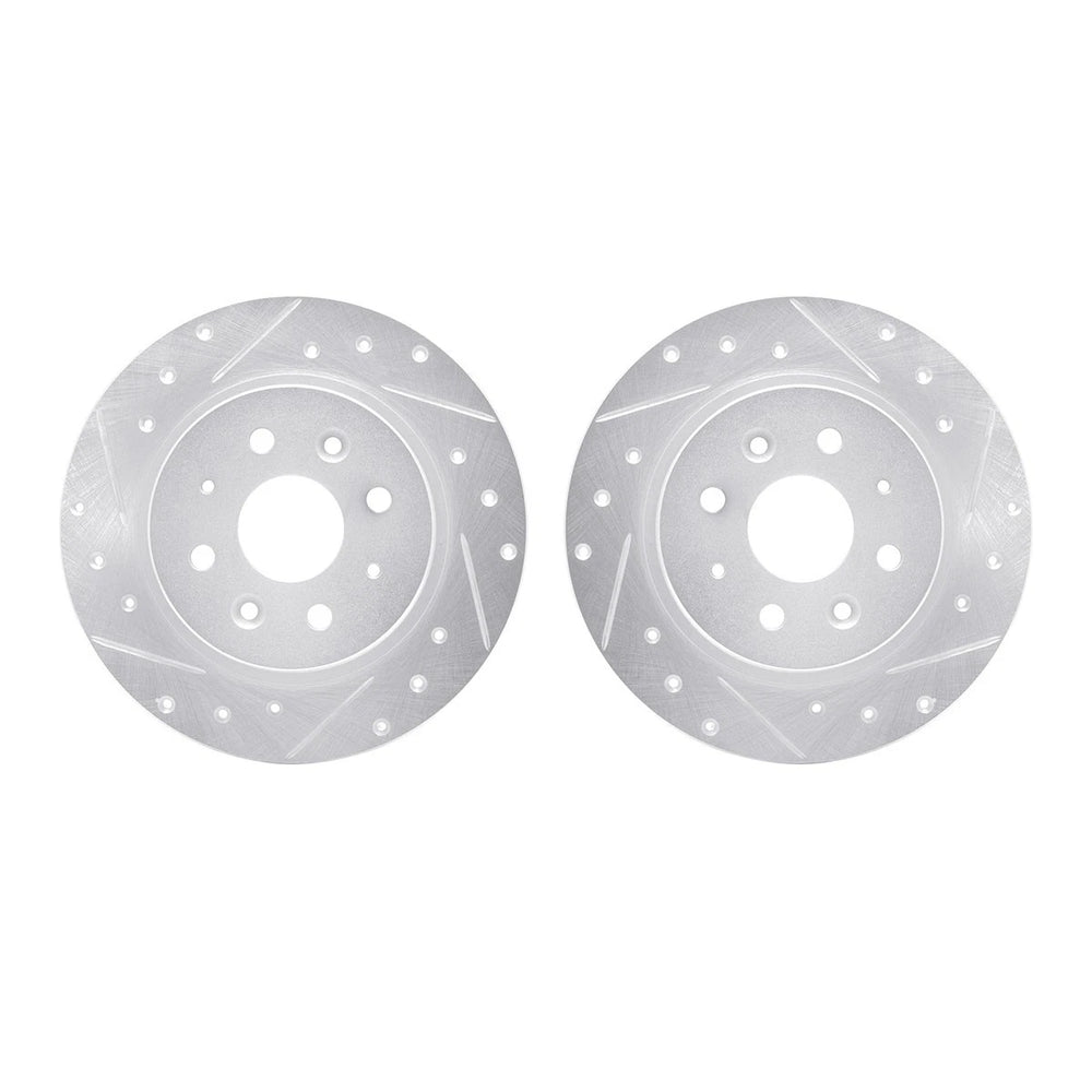 R1 Concepts Brake Rotor- D/S - Silver Fits Kia Sephia