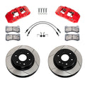 Wilwood 22-23 Mercedes-Benz Sprinter AWD 2500 Rear Aero4-DM 13.25in Kit w/ Lines - Red