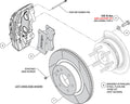 Wilwood 22-23 Mercedes-Benz Sprinter AWD 2500 Rear Aero4-DM 13.25in Kit w/ Lines - Red