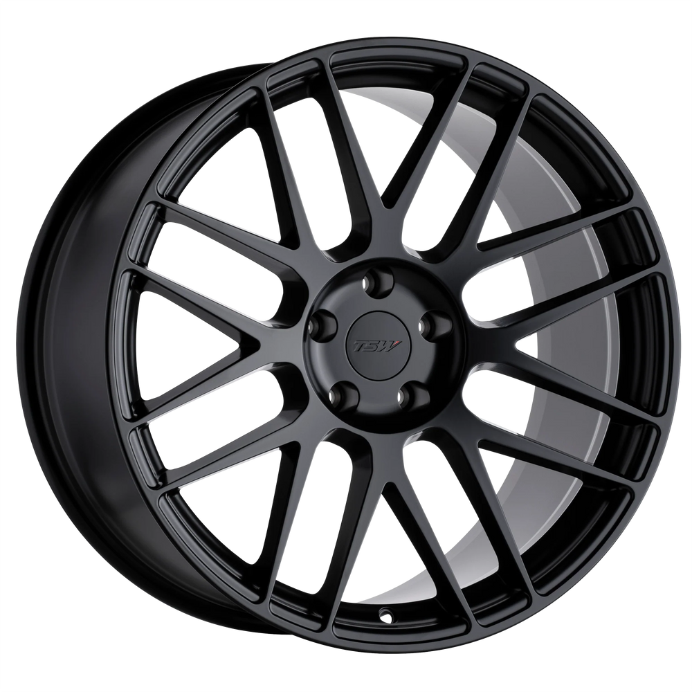 ~(27 lbs. 22X22X11)~ TSW NORD 20X9.0 5/112 ET20 CB66.56 SEMI GLOSS BLACK RF