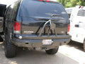Road Armor 99-07 Ford Excursion Stealth Rear Winch Bumper w/Tire Carrier - Tex Blk