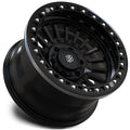 OUTLAW Cast Beadlock Wheel 6 LUG 17x9 6x5.5 (6x135) -12mm Offset 4.5 Backspace