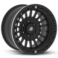 OUTLAW Cast Beadlock Wheel 6 LUG 17x9 6x5.5 (6x135) -12mm Offset 4.5 Backspace