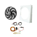 47-54 CHVY/GMC TRCK AL SHROUD W/FAN