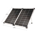 GPPSK130: 130W/6.9A PORTABLE SOLAR KIT W. 10A CONTROLLER