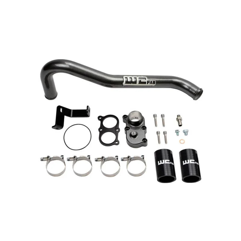 0610 DURAMAX LBZ/LMM THERMOSTAT & UPPER COOLANT PIPE KIT WCFAB GREY