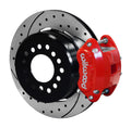 Wilwood D154 P/S P-B Kit Drilled-Red 12 Bolt 2.81in Offset Staggered Shock