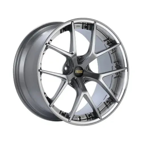 BBS RI-S 20x9 5x112 ET34 Diamond Silver Center / Diamond Cut Lip Wheel -82mm PFS/Clip Required