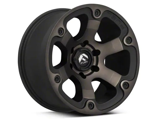 ~(43 lbs. 23X23X12)~ BEAST 20x9 6x139.70 MATTE BLACK DOUBLE DARK TINT (20 mm)